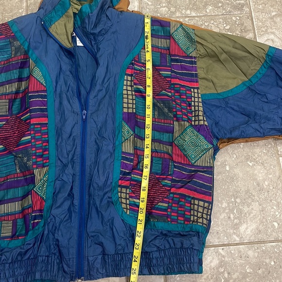 Set of 2 1980s Vintage Active Stuff Zip Up Jacket Windbreaker Size Large - Picture 15 of 16